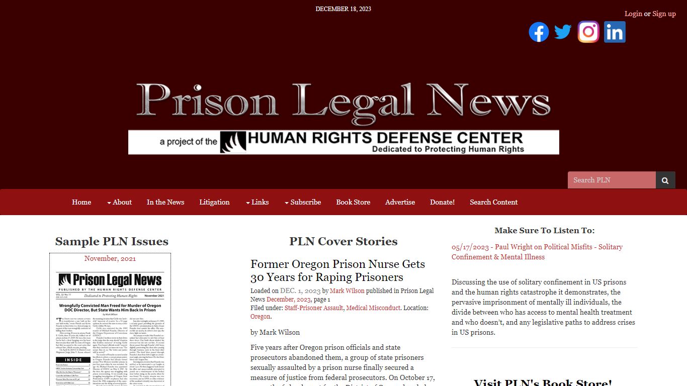 County Jail Survival Guide Outline - Prison Legal News