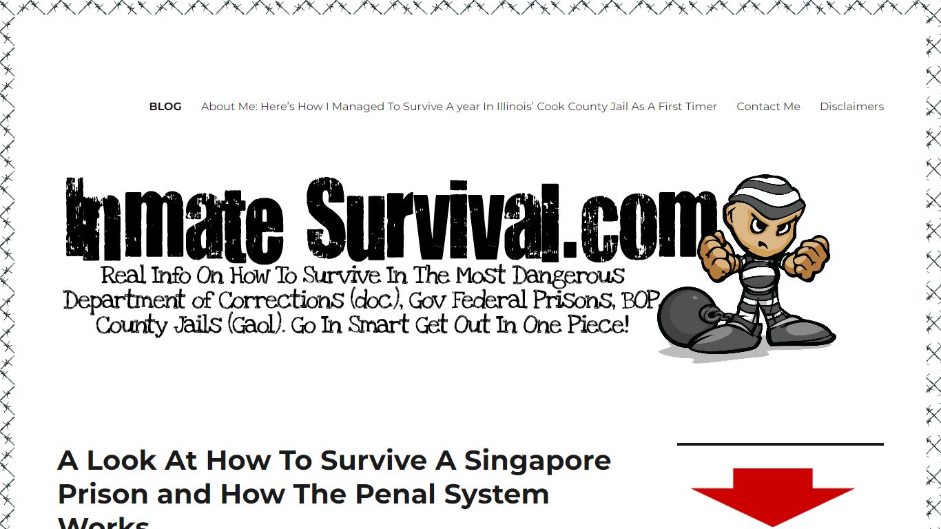 Survive In Prison or Jail Department Of Correction With Knowledge ...